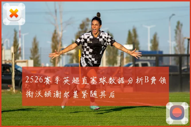 2526赛季英超直塞球数据分析B费领衔沃顿谢尔基紧随其后